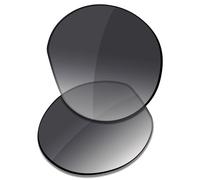 Saucer Premium Replacement Lenses for Oakley Meta HSTN OW8002 51mm Smart Glasses High Definition - Grey Gradient Tint Non Polarized