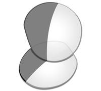 Saucer Premium Replacement Lenses for Oakley Meta HSTN OW8002 51mm Smart Glasses High Definition - Photochromic Activated Non Polarized