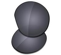 Saucer Premium Replacement Lenses for Oakley Meta HSTN OW8002 51mm Smart Glasses High Definition - Shield Black Polarized