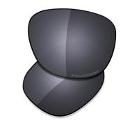 Saucer Premium Replacement Lenses for Oakley Reedmace OO9126 | Reedmace Asian Fit OO9126F Sunglasses High Definition - Shield Black Polarized