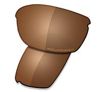 Saucer Premium Replacement Lenses for Oakley RPM Squared OO9257 | RPM Edge OO9250 Sunglasses High Definition - Amber Brown Polarized
