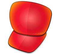 Saucer Premium Replacement Lenses for Oakley Sliver OO9262 Sunglasses High Defense - Fire Red Polarized