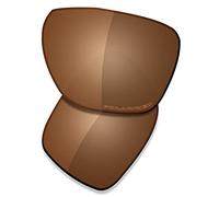 Saucer Premium Replacement Lenses for Oakley Sylas OO9448 Sunglasses High Definition - Amber Brown Polarized