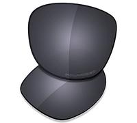 Saucer Premium Replacement Lenses for Oakley Trillbe X OO9340 Sunglasses High Definition - Shield Black Polarized