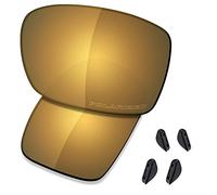 Saucer Premium Replacement Lenses for Oakley Turbine OO9263 Sunglasses High Definition - Bronze Gold Polarized