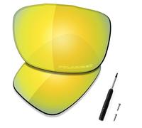 Saucer Premium Replacement Lenses for Oakley TwoFace OO9189 Sunglasses High Defense - 24K Gold Polarized