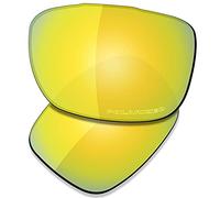Saucer Premium Replacement Lenses for Oakley TwoFace OO9189 Sunglasses High Definition - 24K Gold Polarized