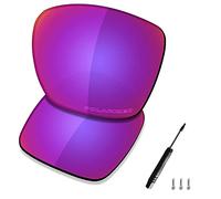 Saucer Premium Replacement Lenses for Oakley TwoFace XL OO9350 Sunglasses High Definition - Midnight Sun Polarized