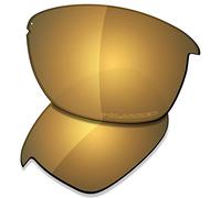Saucer Premium Replacement Lenses for Oakley Unstoppable OO9191 Sunglasses High Defense - Bronze Gold Polarized