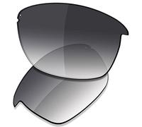 Saucer Premium Replacement Lenses for Oakley Unstoppable OO9191 Sunglasses High Defense - Grey Gradient Tint Non Polarized