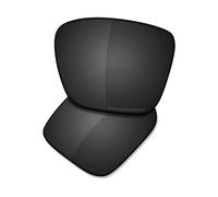 Saucer Premium Replacement Lenses for Oakley Volt Drop OX8167 54mm | UV400 Protection, Anti-Scratch, Precise Fit & Enhanced Clarity Eyeglasses High Defense - Carbon Black Polarized