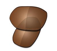Saucer Premium Replacement Lenses for Oakley Wire Tap 2.0 OO4145 Sunglasses High Definition - Amber Brown Polarized