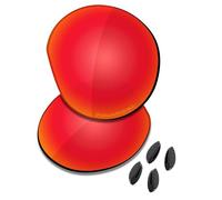 Saucer Premium Replacement Lenses & Nosepads for Oakley Clifden OO9440 Sunglasses High Defense - Fire Red Polarized
