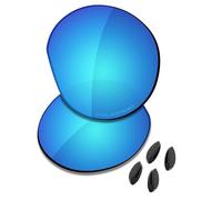 Saucer Premium Replacement Lenses & Nosepads for Oakley Clifden OO9440 Sunglasses High Defense - Glacier Blue Polarized