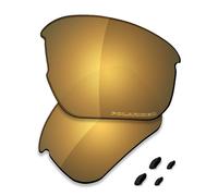 Saucer Premium Replacement Lenses & Nosepads for Oakley Flak Beta OO9363 | Flak Beta Asian Fit OO9372 Sunglasses High Definition - Bronze Gold Polarized