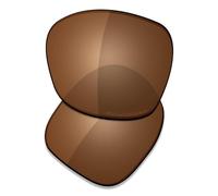 Saucer Premium Replacement Lenses & Nosepads for Oakley Obsessed OO9192 Sunglasses High Definition - Amber Brown Polarized