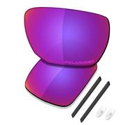 Saucer Premium Replacement Lenses & Rubber Kits for Oakley Ejector OO4142 Sunglasses High Definition - Midnight Sun Polarized