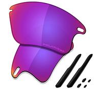 Saucer Premium Replacement Lenses & Rubber Kits for Oakley Fast Jacket XL OO9156 Sunglasses High Defense - Midnight Sun Polarized