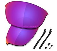 Saucer Premium Replacement Lenses & Rubber Kits for Oakley Half Jacket 2.0 OO9144 Sunglasses High Defense - Midnight Sun Polarized