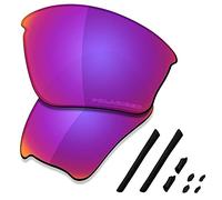 Saucer Premium Replacement Lenses & Rubber Kits for Oakley Half Jacket XLJ Sunglasses High Defense - Midnight Sun Polarized