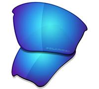 Saucer Premium Replacement Lenses & Rubber Kits for Oakley Half Jacket XLJ Sunglasses High Definition - Glacier Blue Polarized