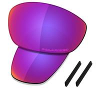 Saucer Premium Replacement Lenses & Rubber Kits for Oakley Straight Jacket 2007 Sunglasses High Defense - Midnight Sun Polarized