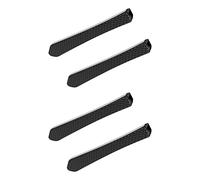 Saucer Replacement Earsocks Temple Sleeve for Oakley Jupiter SquaRed + Red Sunglass - Black + Black