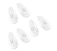 Saucer Replacement Nose Piece Pads for Oakley Lizard OX5113 Eyeglasses - 3 Pairs