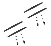 Saucer Replacement Nose Pieces Pads & Earsocks Temple Sleeve Rubber Kit for Oakley Juliet Sunglass - Black + Black