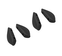 Saucer Replacement Nose Pieces Pads for Oakley Cohort OO9301 Sunglass - 2 Pairs Black Hard Base Euro Fit