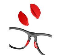 Saucer Replacement Nose Pieces Pads for Oakley Frogskins Range OO9284 Sunglasses - Asian Fit Red