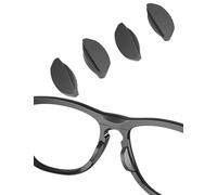 Saucer Replacement Nose Pieces Pads for Oakley Frogskins Range OO9284 Sunglasses - Standard Grey + Asian Fit Grey