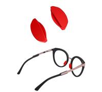 Saucer Replacement Nose Pieces Pads for Oakley Frogskins Range OO9284 Sunglasses - Standard Red