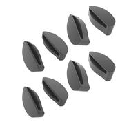 Saucer Replacement Nose Pieces Pads for Oakley HSTN OO9242 | OO9242A Sunglasses - 2 Pairs Standard Grey + Asian Fit Grey