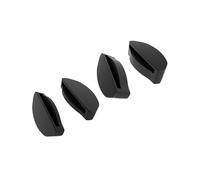 Saucer Replacement Nose Pieces Pads for Oakley HSTN OO9242 | OO9242A Sunglasses - Standard Black + Asian Fit Black