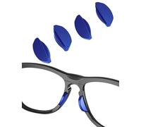 Saucer Replacement Nose Pieces Pads for Oakley HSTN OO9242 | OO9242A Sunglasses - Standard Blue + Asian Fit Blue