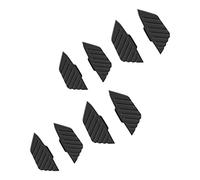 Saucer Replacement Nose Pieces Pads for Oakley Mercenary OO9424 Sunglass - Black + Black