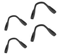 SAUCER Replacement Nose Pieces Pads for Oakley Split Shot OO9416 | Split Time OO4129 Sunglass - 4 Pairs Standard Black