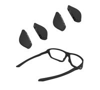 Saucer Replacement Nose Pieces Pads for Oakley Turbine Sunglass - 2 Pairs Black Hard Base Euro Fit