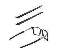 Saucer Replacement Rubber Earsocks Temple Sleeve for Oakley Exchange OX8055 | Exchange R OX8184 | Exchange Sun OO9483 Sunglass - Black