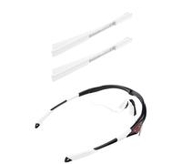 Saucer Replacement Rubber Earsocks Temple Sleeve for Oakley M2 Frame OO9212 | M2 Frame XL OO9343 Sunglass - White