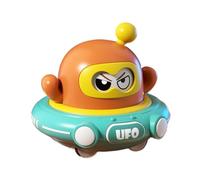 Saucer Toy | Cute Pull Back Spaceship Inertial Toy for Kids | Outdoor Activities Change Face for Toddler Kids Girls Preschool Birthday Indoor Garden Living Room Patio Yard Playground
