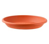 Saucers Euro 3 Plast Model Medea Terracotta Diameter Cm 26