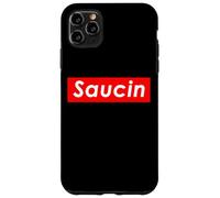Saucin Bold Modern Slang Meme Funny Fashion Streetwear Sauce Case for iPhone 11 Pro Max