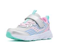 Saucony Alternative Wind 3.0 Closure for Children, Silver, 7 Big Kid