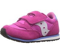 Saucony Baby Jazz Hook & Loop Sneaker, Magenta, 8 UK Child