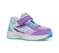 Saucony Cohesion Kdz for Kids, Purple/Blue, 10.5 Wide Big Kid