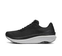 Saucony Women's Echelon 10 Sneaker, Black/Silver, 9.5 X-Wide