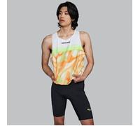 Saucony Elite Singlet for Men - Lightweight Performance Running Top in White