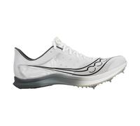 Saucony Endorphin Cheetah Spike Shoes-White,Grey, Size 10